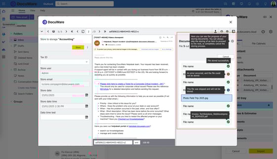 3_Document storage progress