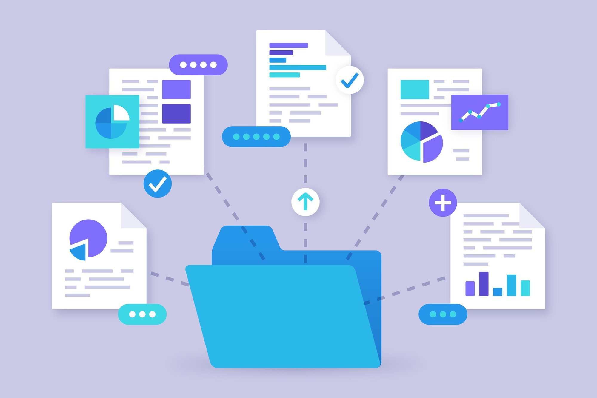 1 Database file server file folder data digital technology modern design