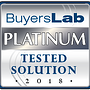 BuyersLab Platinum award logo | DocuWare recognition and awards