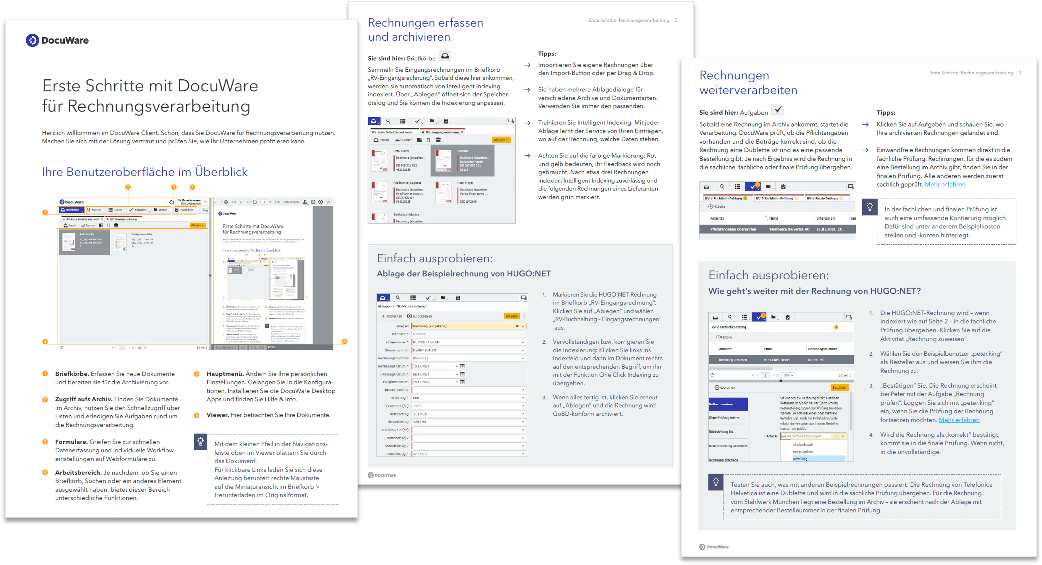 First Steps Invoice Processing De-1