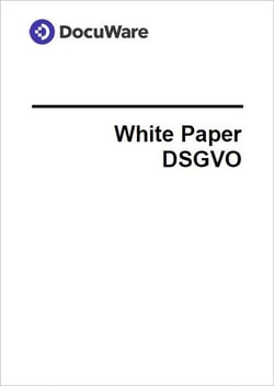 GDPR EU DSGV | DocuWare Whitepaper