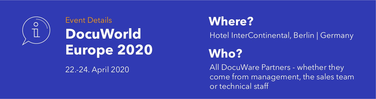 DocuWorld Europe 2020: Event Details