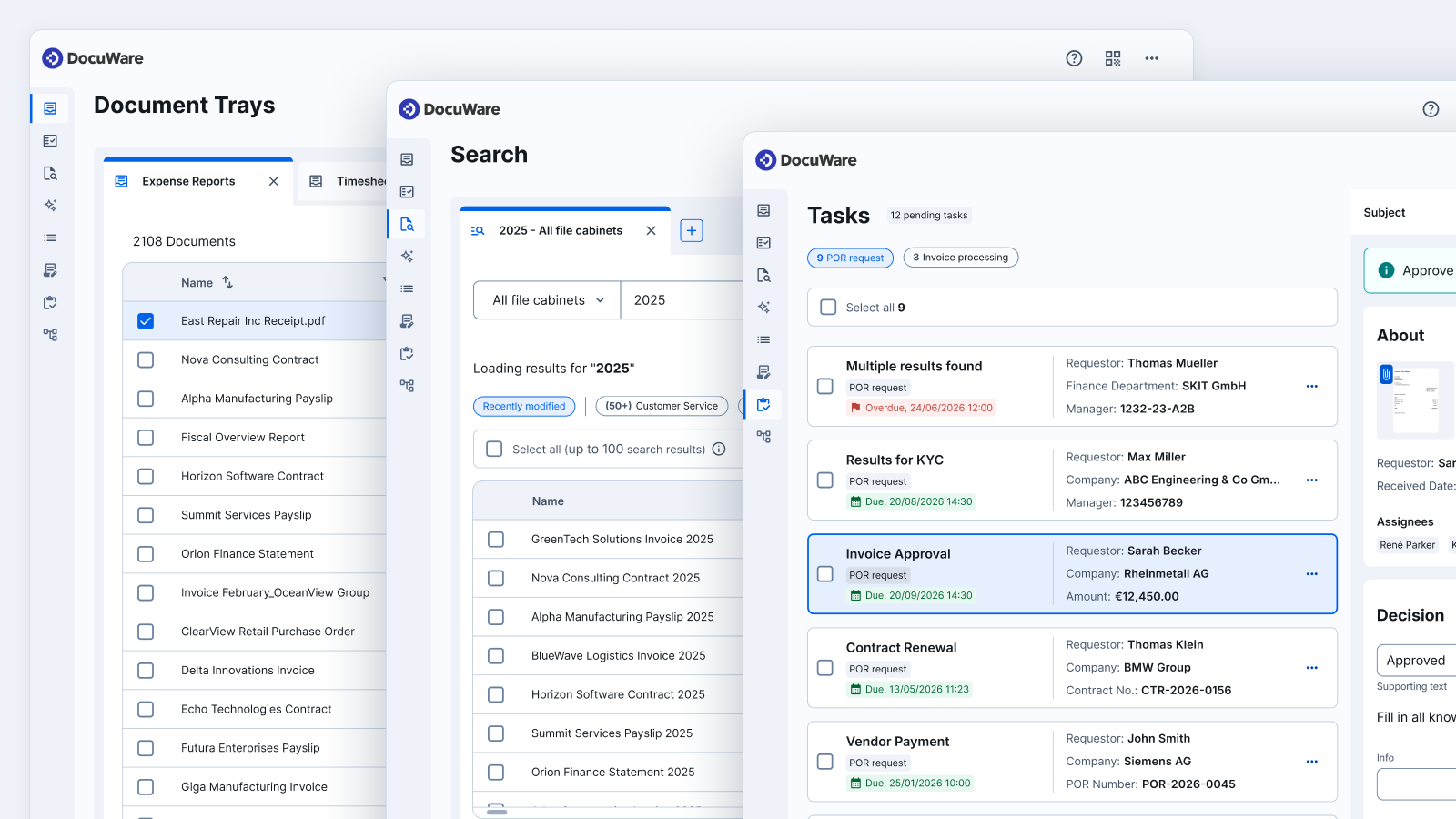 The new DocuWare client