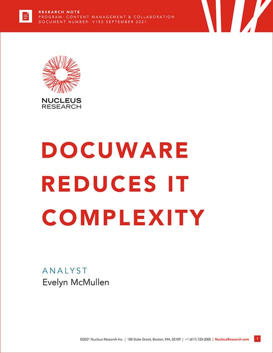 Docuware Reduces IT Complexity