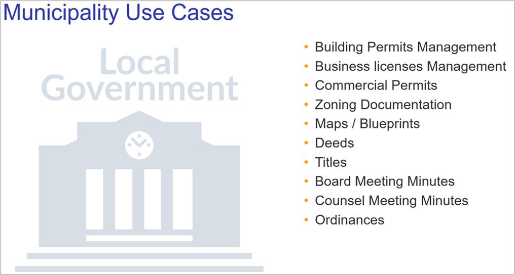 Municipality Use Cases