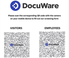 QR code on screening form image