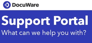 DocuWare Support Portal - What can we help you with?