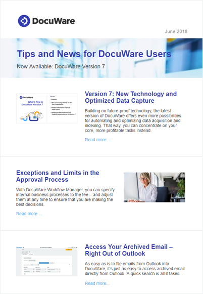 UserInfo Newsletter