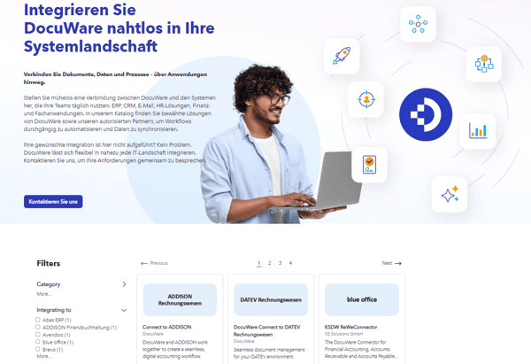Integrations Catalog DE