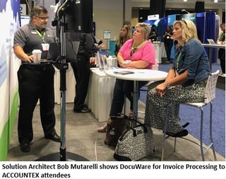 Demonstrating DocuWare for Invoice Processing