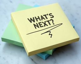 What's next written on a yellow post-it
