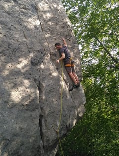 Marcin Pichur climbing cropped