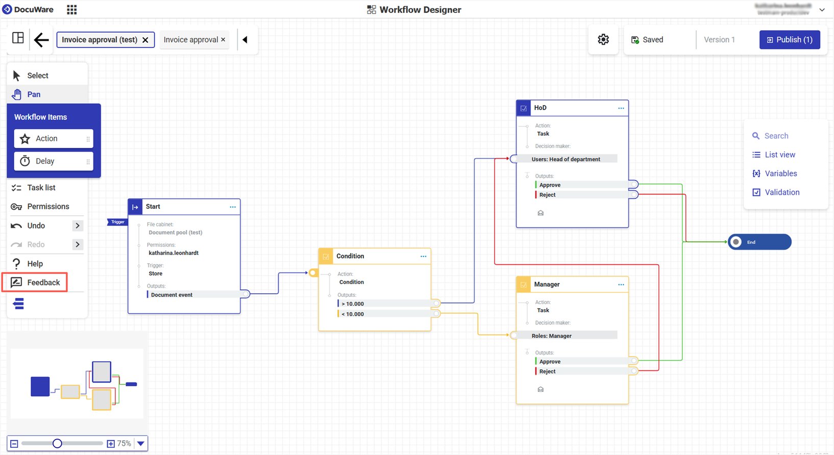 BETA for web-based Workflow Designer