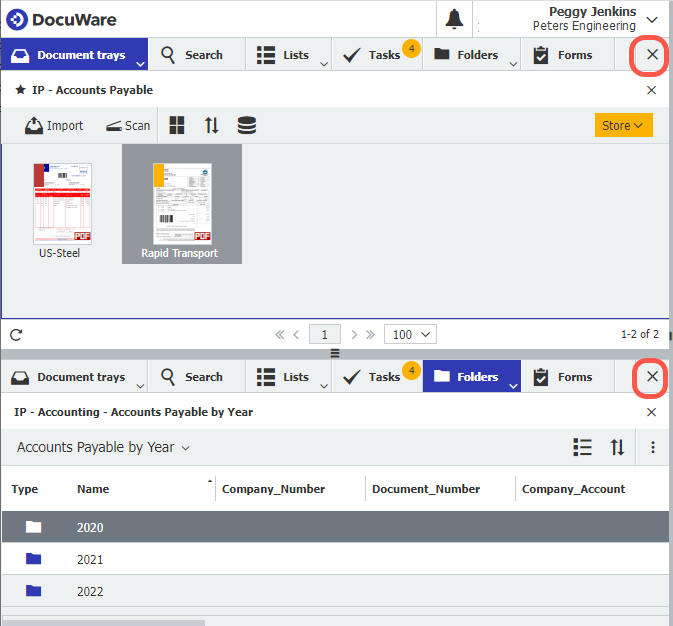 DocuWare Tip: Double your productivity with two workspaces