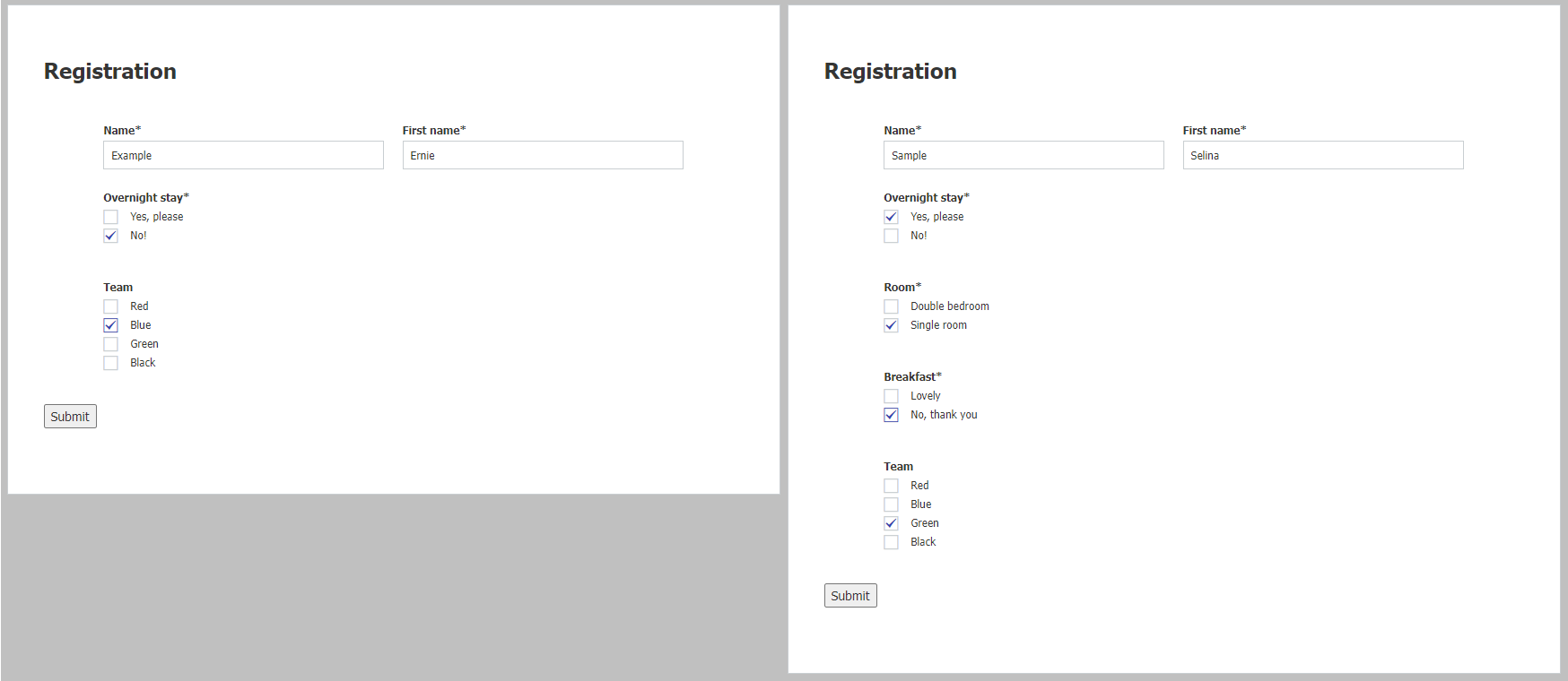 DocuWare Forms: show only important fields