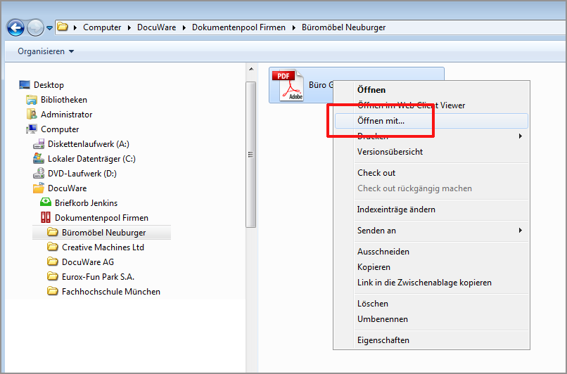 DATEIEN ANSEHEN UND FFNEN visual data 2