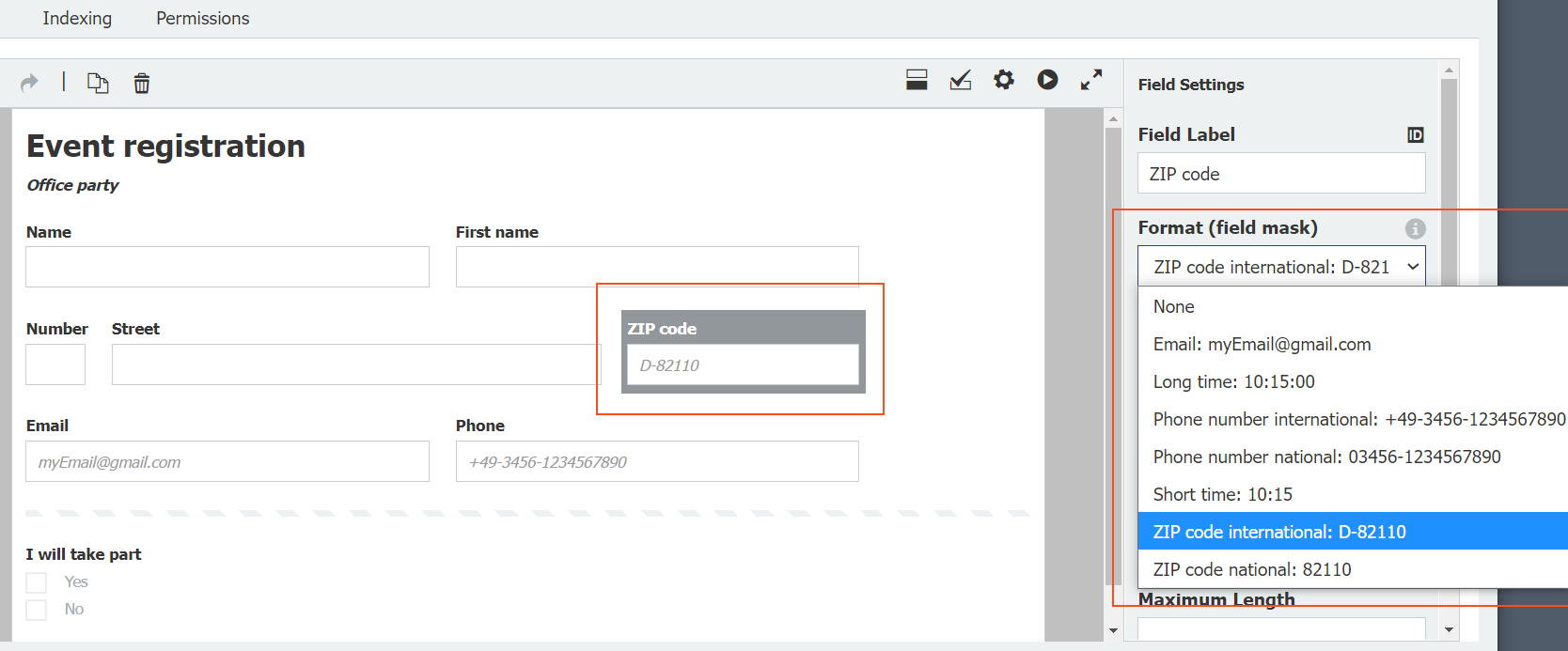 Input helpers in DocuWare Forms tip