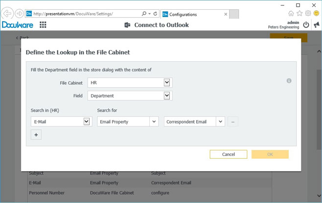 Configuring Search View in File Cabinet
