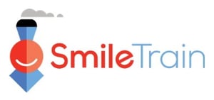 Logo of DocuWare customer SmileTrain  nonprofit that has provided services to more than 1.5 million children