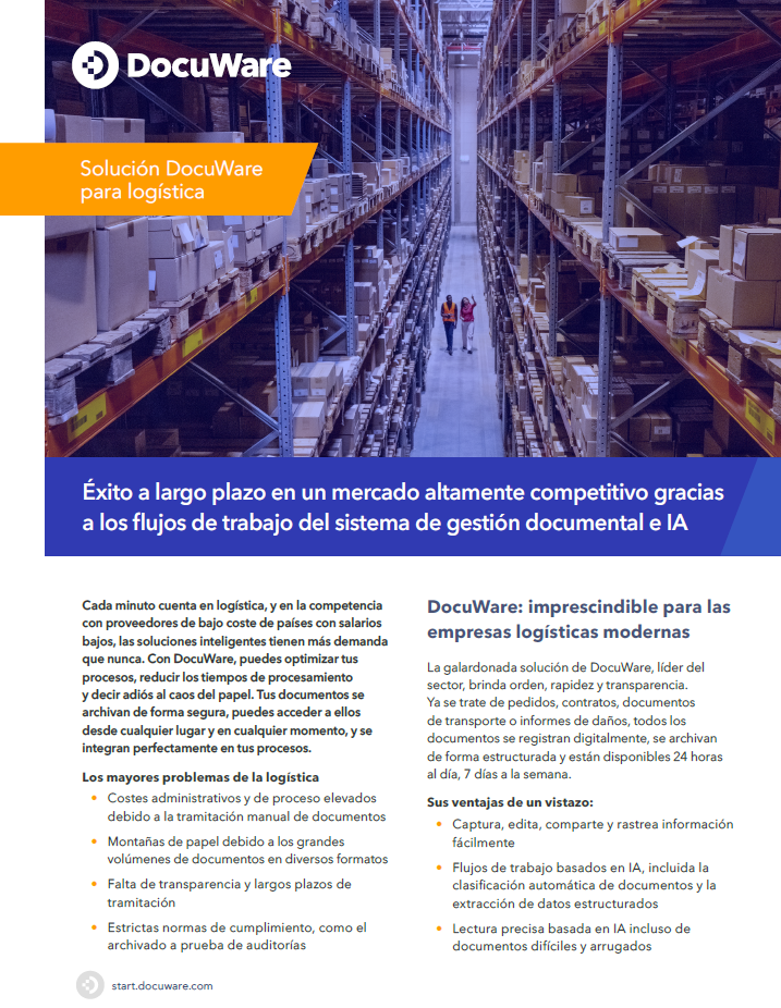 Solución DocuWare para logística