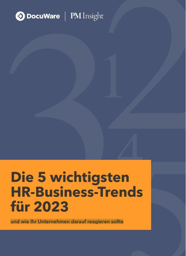 Die 5 wichtigsten HR-Business-Trends für 2023