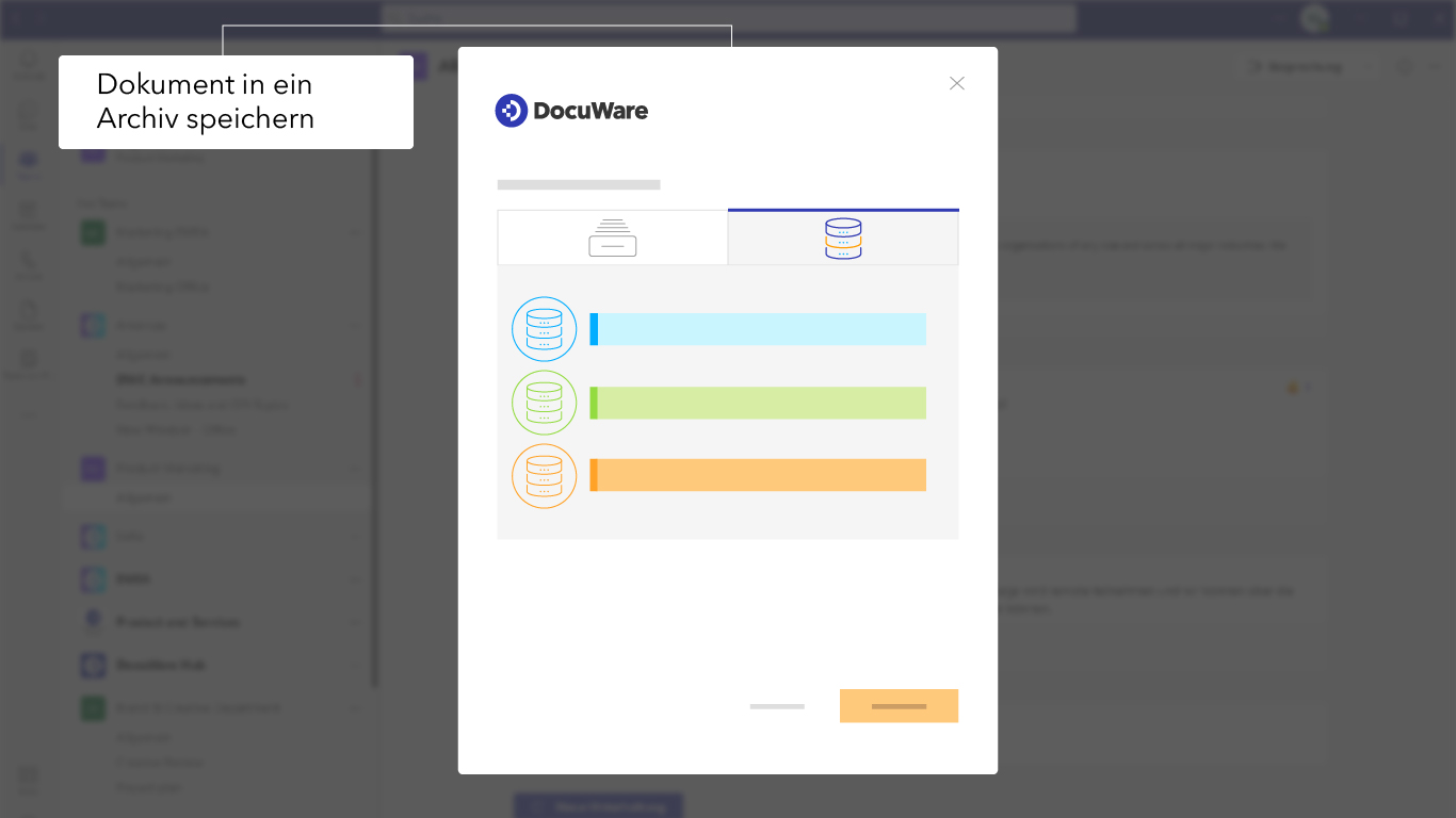 Neue Schnittstelle: DocuWare Connect to Teams