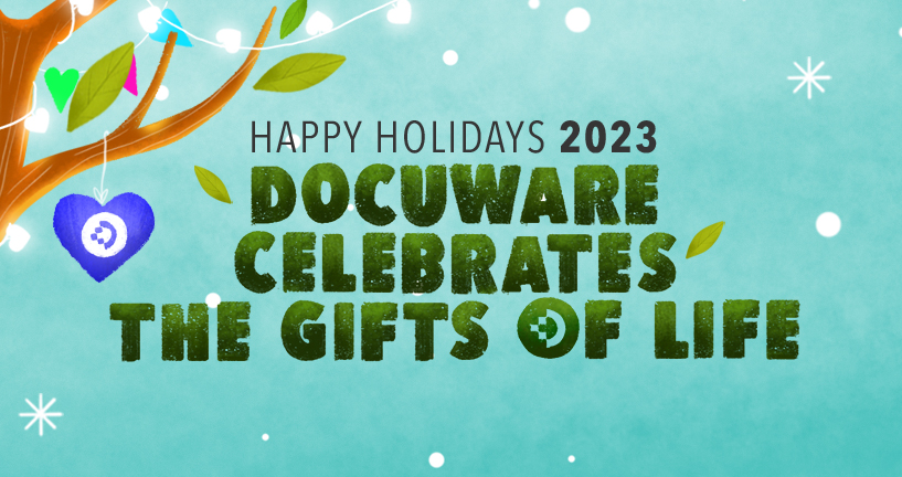 Happy Holidays message from DocuWare