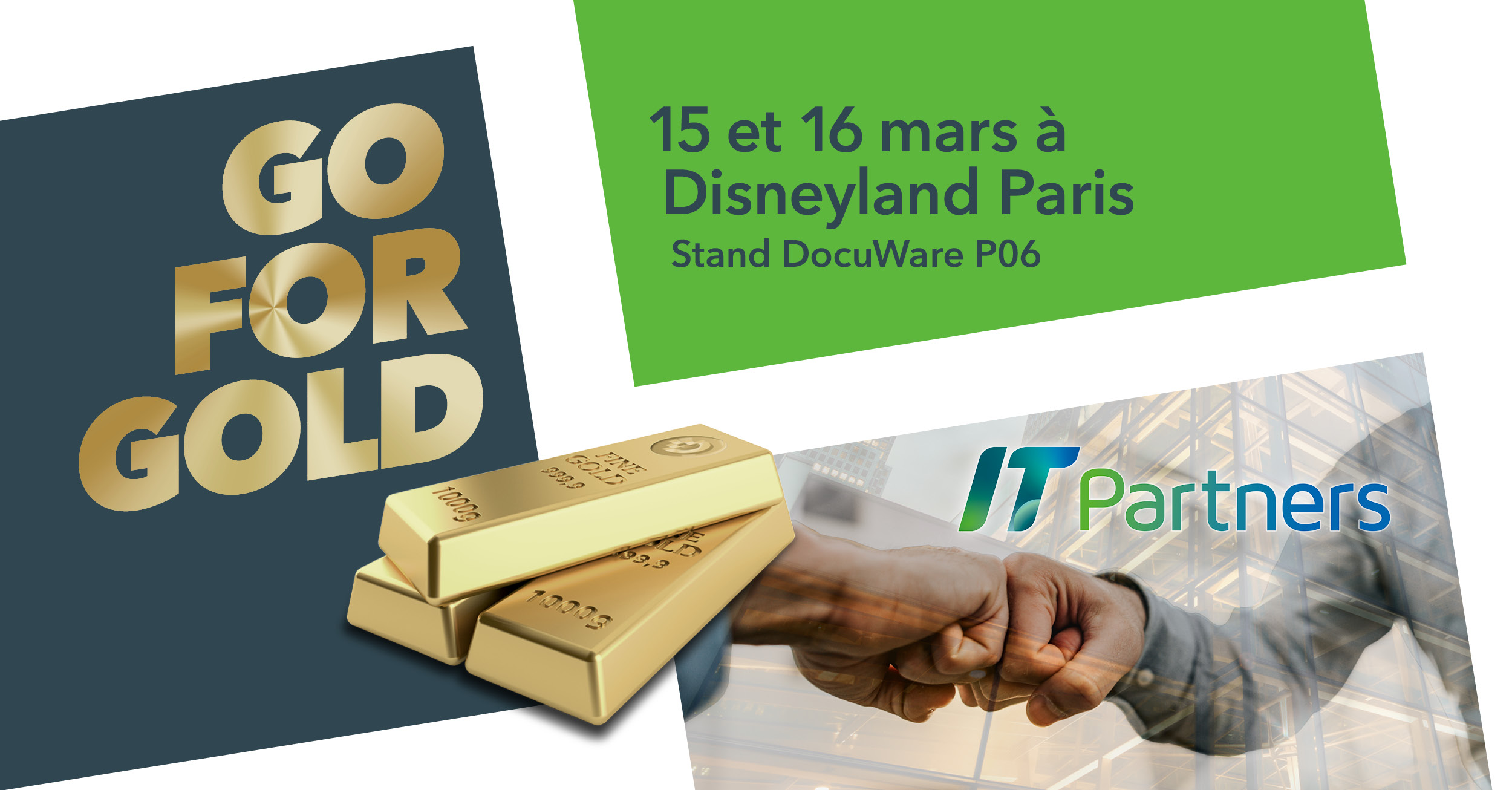 Retrouvez DocuWare à l'IT Partners 2023 - 15 et 16 mars Disneyland Paris