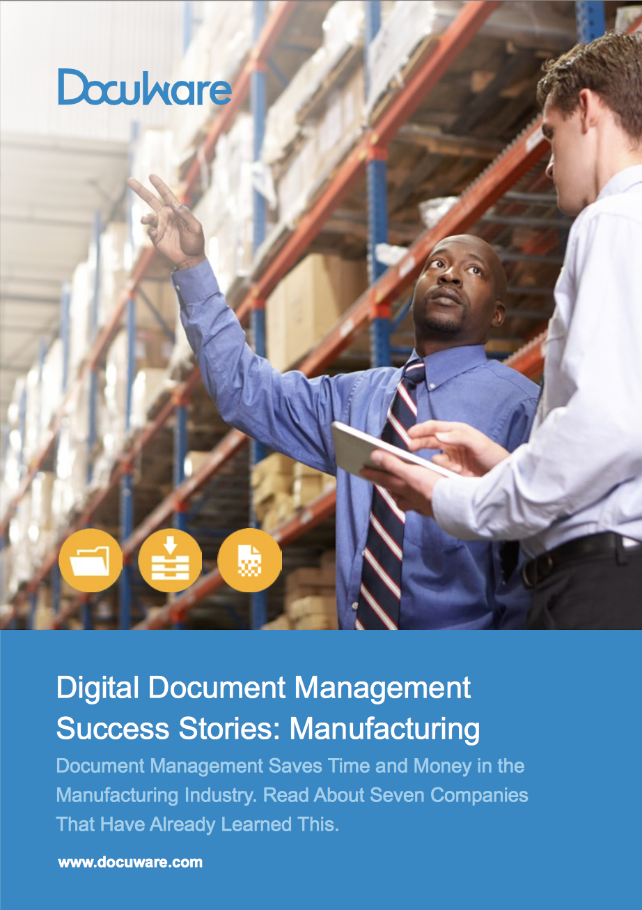 Read Manufacturing Document Management Case Studies From DocuWare