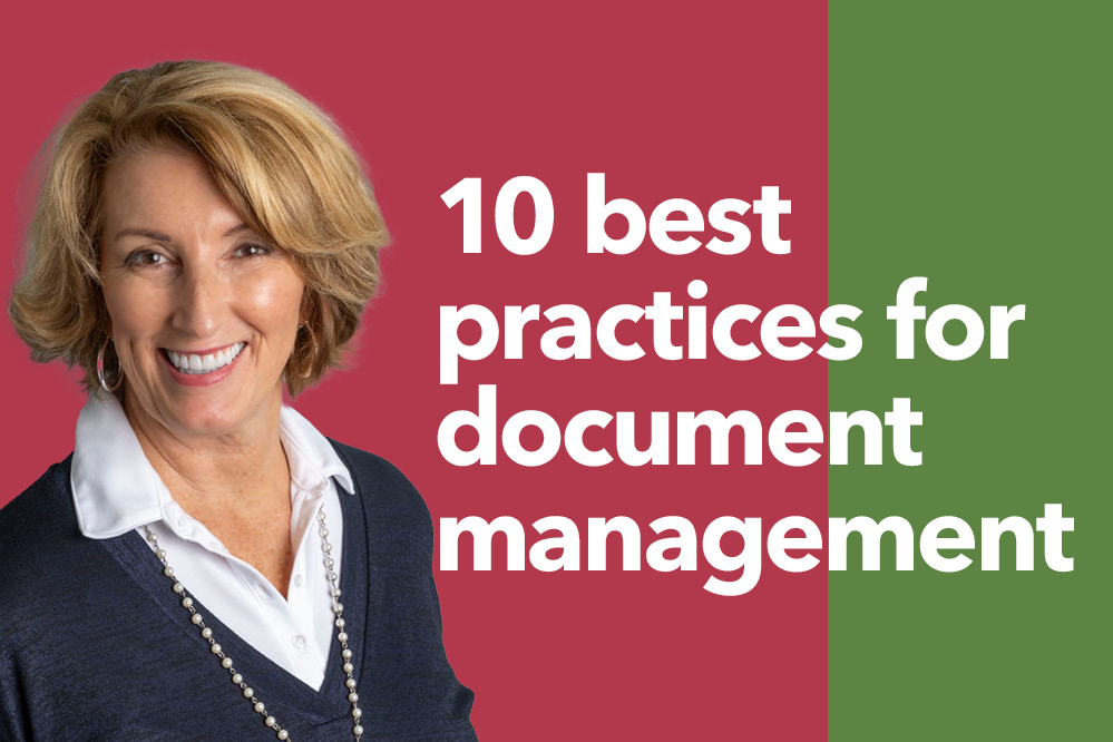 10 best practices for document management