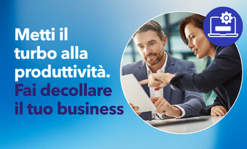 Metti il turbo alla produttività. Fai decollare il tuo business