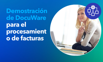 Demostración de DocuWare para el procesamiento de facturas