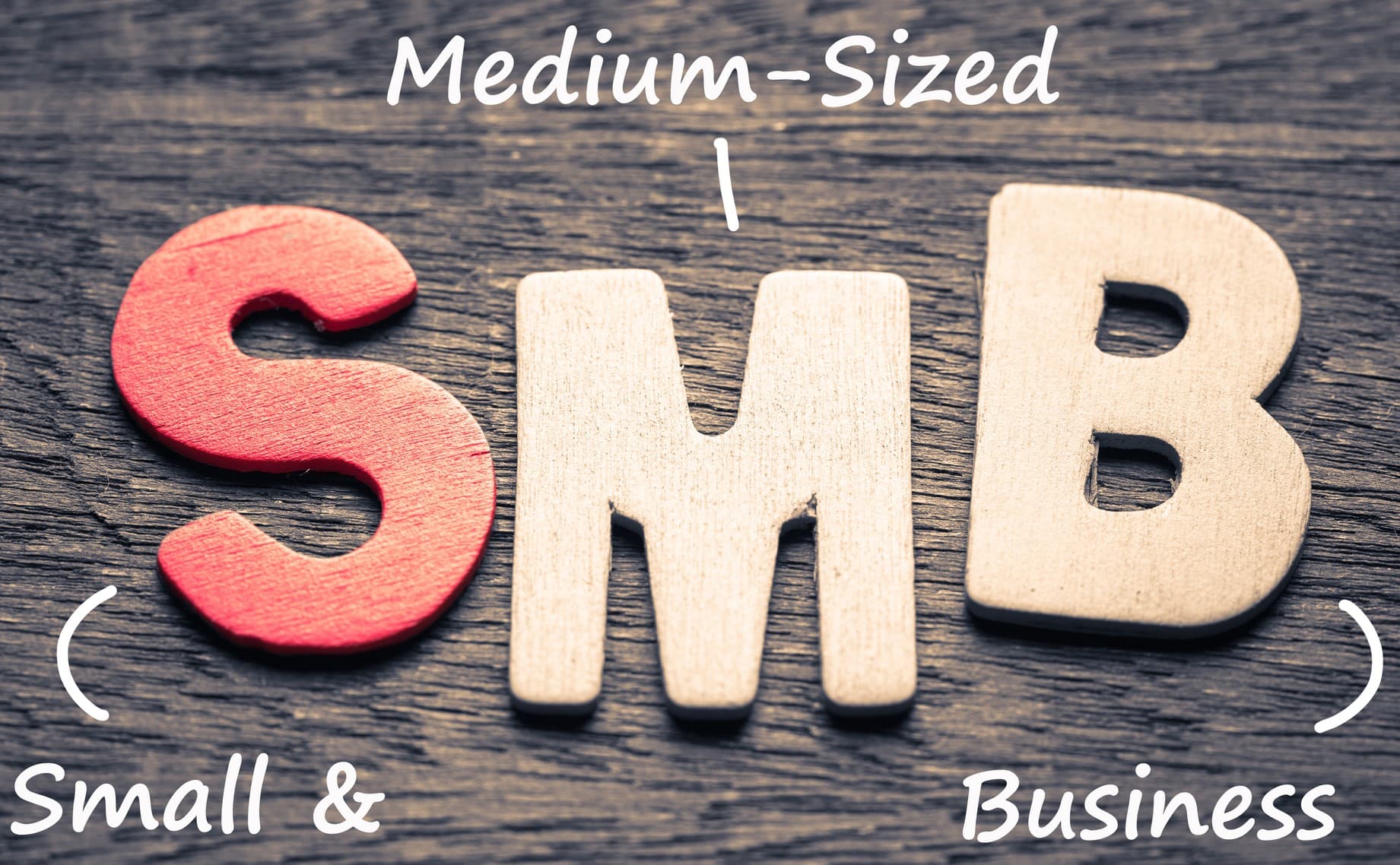 Letters SMB wooden background