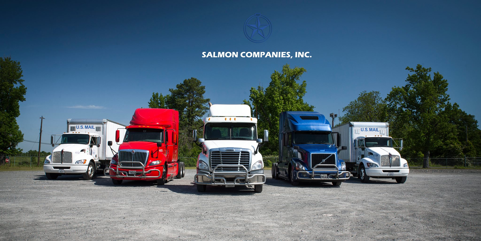 Salmon Companies Shipping Trucks