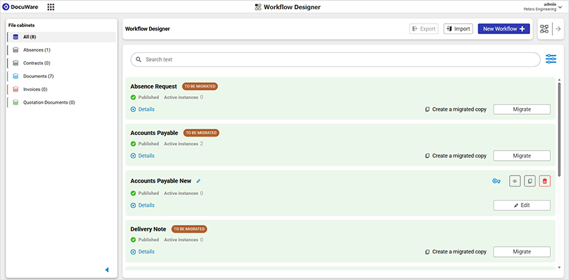 Workflow migration: How to bring your existing workflows to the new designer for editing 