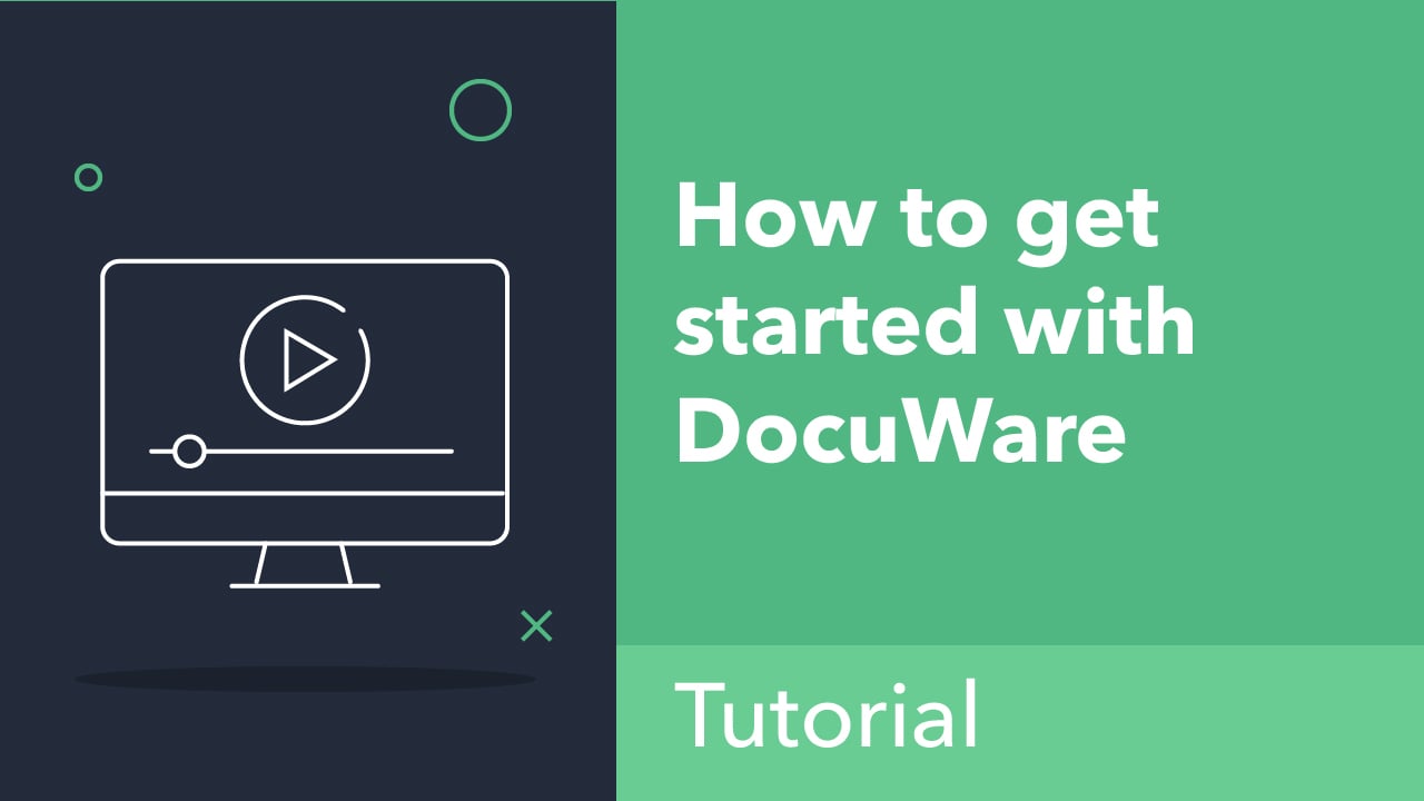 New Tutorial Video: How to get started with DocuWare