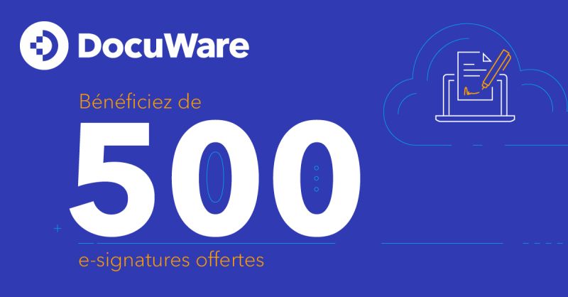 DocuWare offre 500 signatures électroniques gratuites avec son partenaire ValidatedID